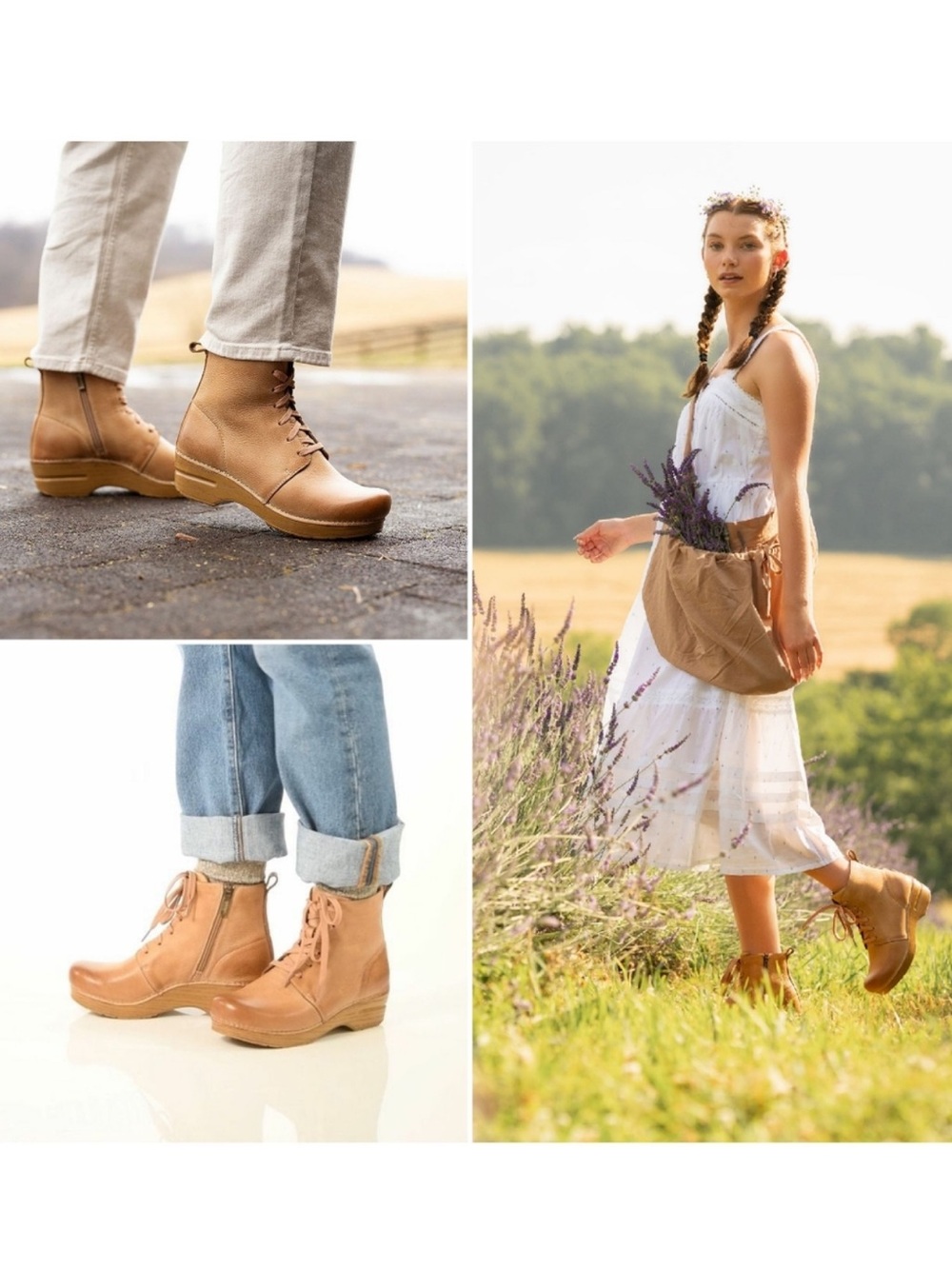 NWOB Dansko Sigourney Honey Distresses Boot Size 40